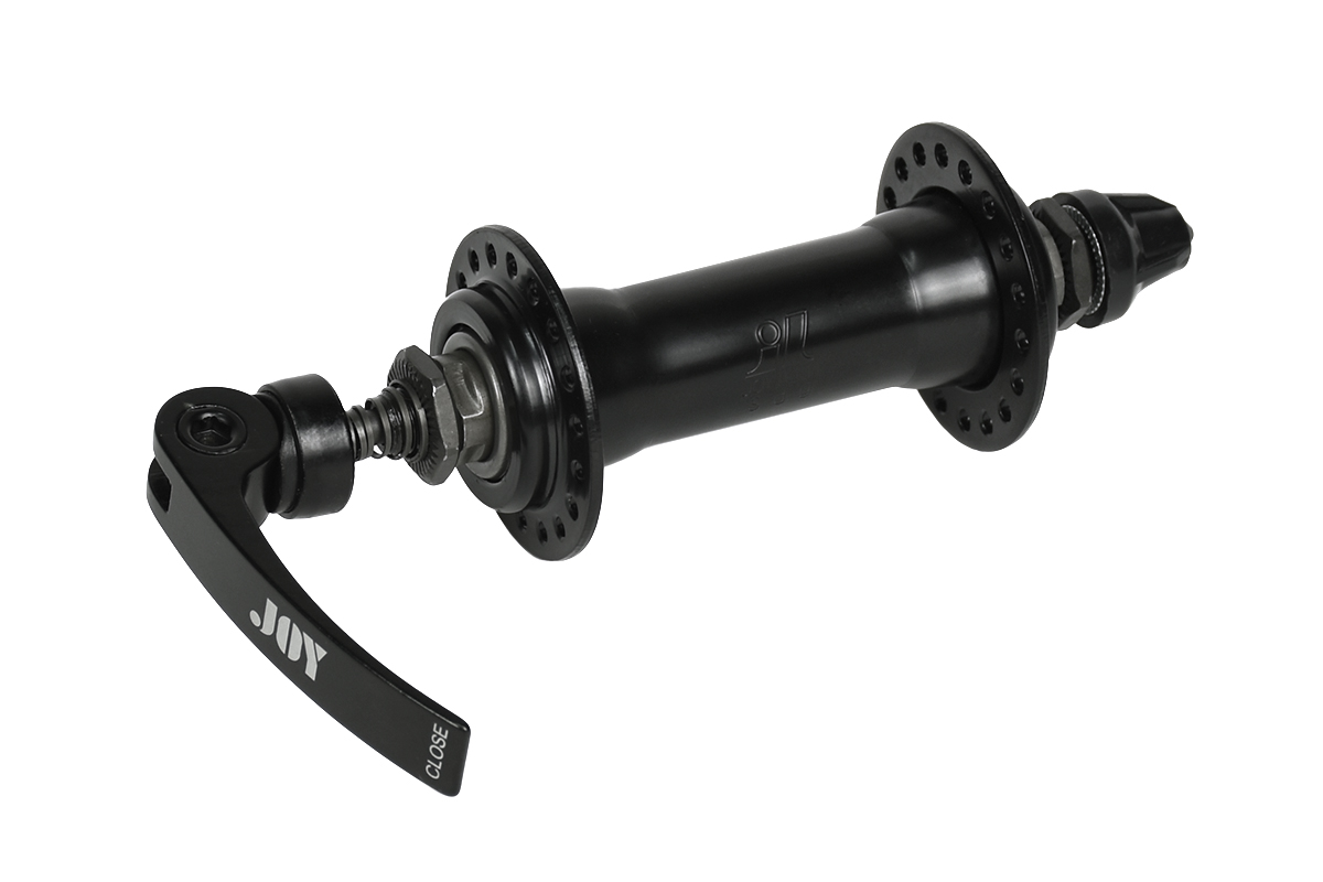 Втулка Joytech FH431 передняя, стальная, 36Н, с эксцентриком, черная