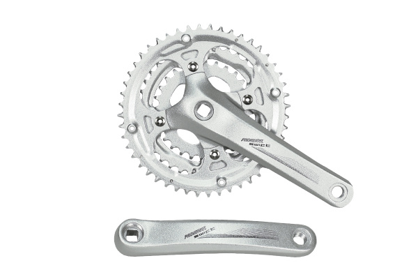 Система PROWHEEL SWIFT-200*175mm,(48/38/28)AL-6061-T6,CHAINLINE:50,BCD:104/64,под квадрат,серебрист