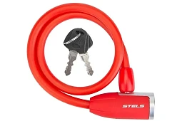 Замок противоугонный STELS 84356 10x650мм(25"), 2 ключа,трос Замок противоугонный STELS 84356 10x650мм(25"), 2 ключа,трос