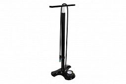 Насос AIRBONE ZT-911A1-A15-BK,напольный,манометр,Т-ручка,выс. дав,угловая насадка,авто/вело,черный