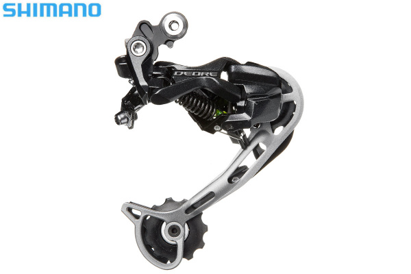 Переключатель задний SHIMANO DEORE M592, SGS, 9ск., shadow
